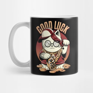 GOODLUCK Chinese Cat hype beast swag Mug